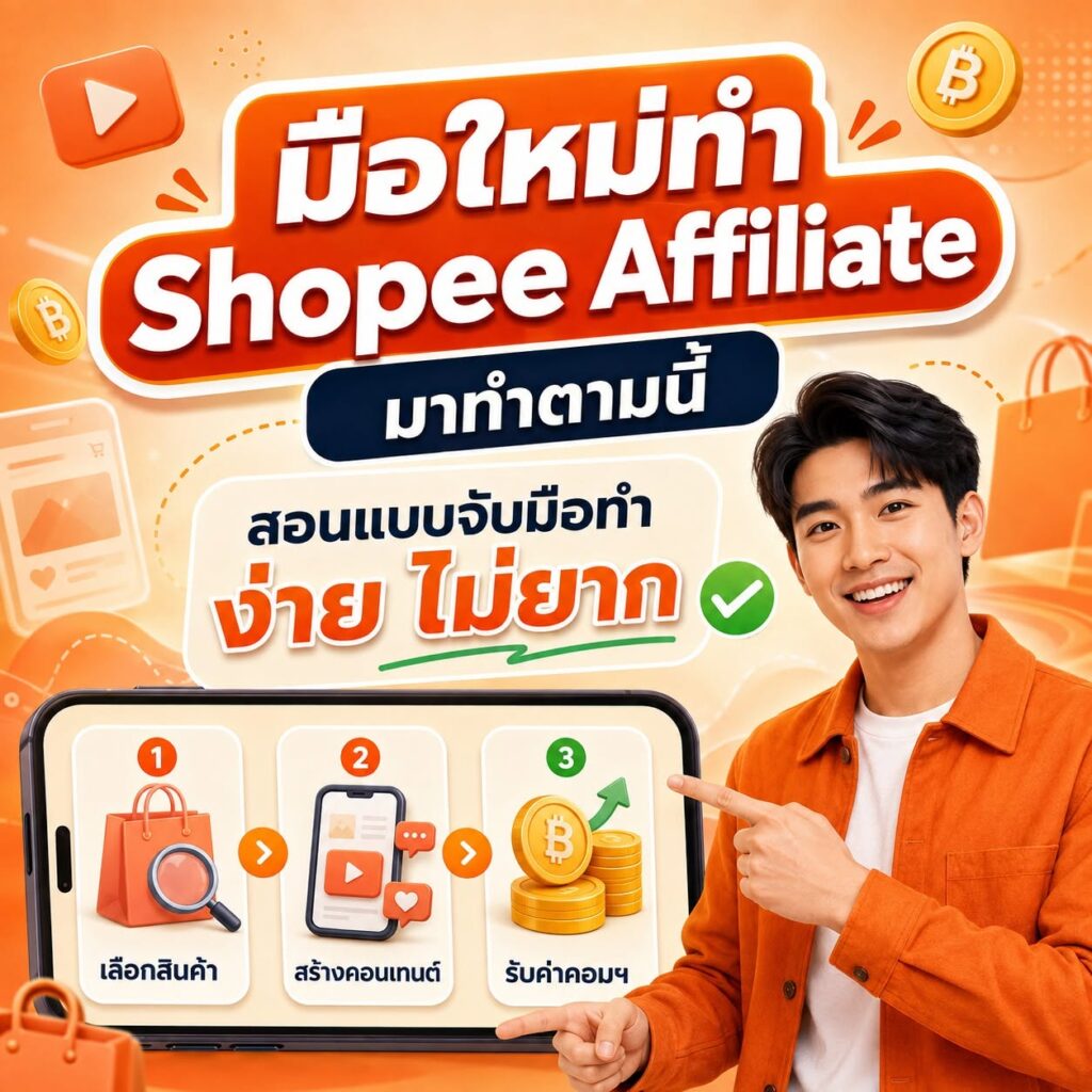 สอนทำ Shopee Affiliate